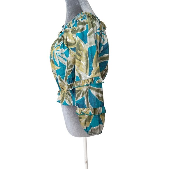 Rachel Zoe Off-Shoulder Blouse M - Picture 3 of 6